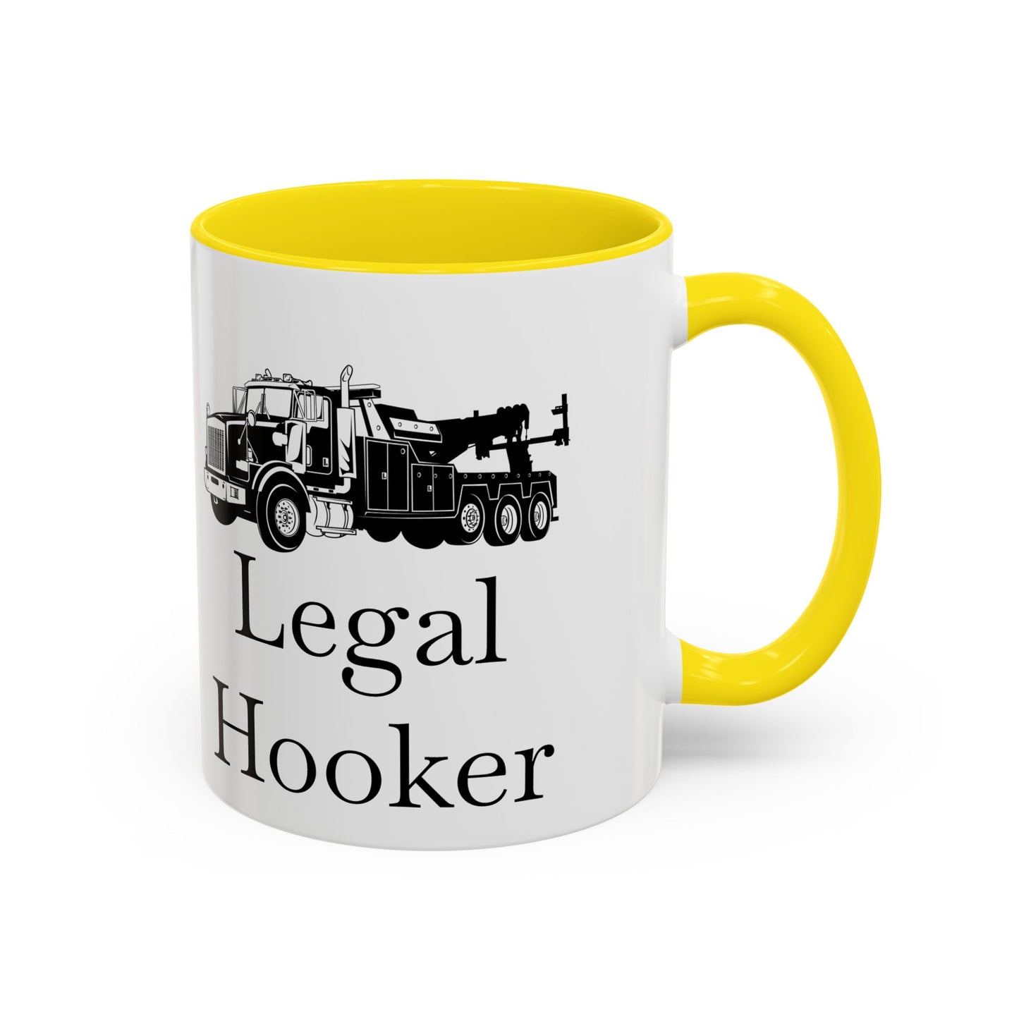 Legal H**ker Heavy Tow Truck 2-Tone Coffee Mug