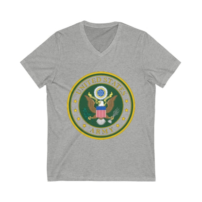 US Army Unisex Short Sleeve V-Neck Tee