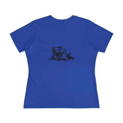 Slingin' Mud Side By Side Women's Short Sleeve Crewneck Tee