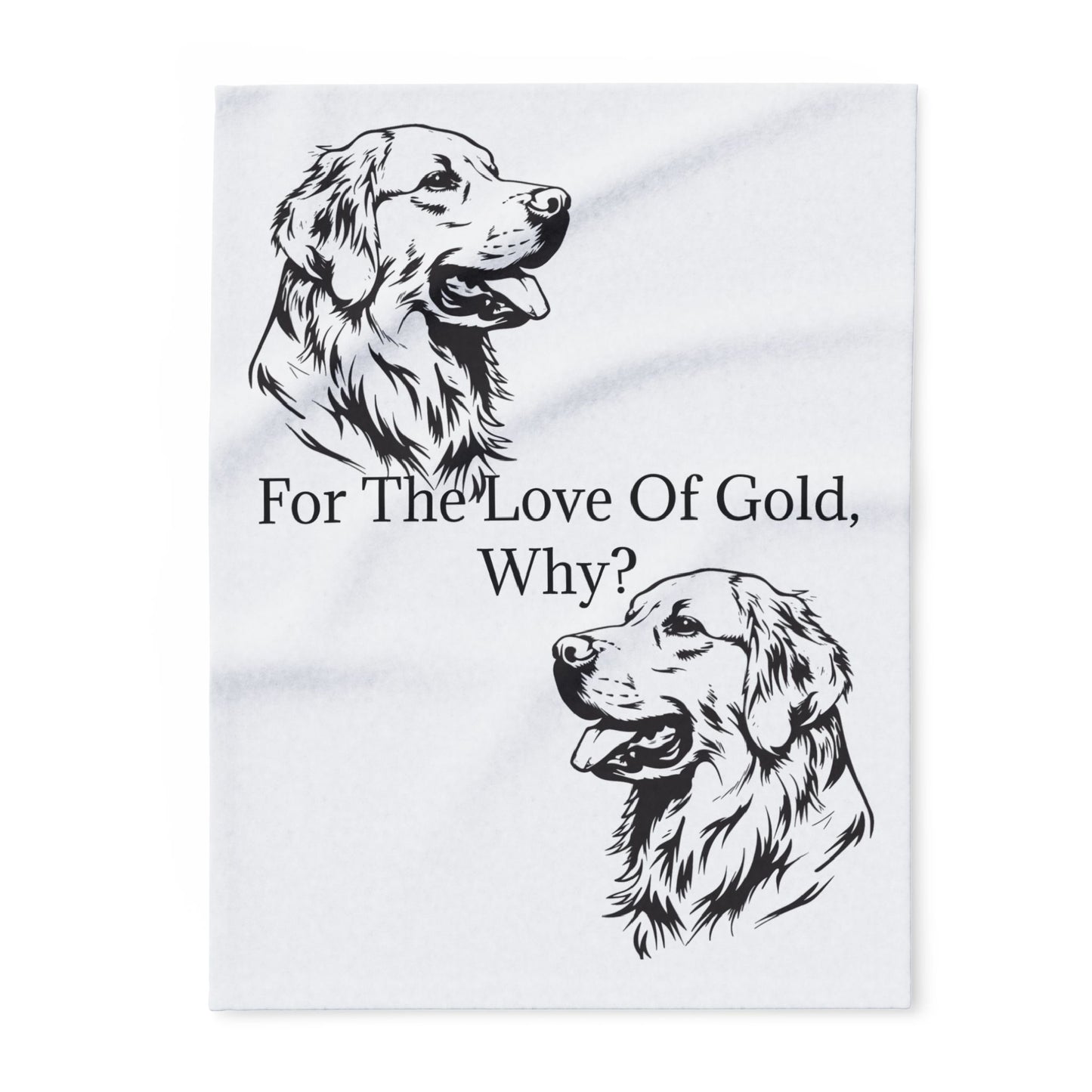 For The Love Of Gold Arctic Fleece Blanket