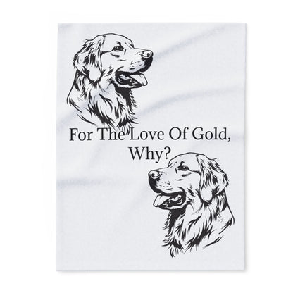 For The Love Of Gold Arctic Fleece Blanket
