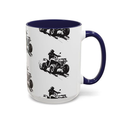 Slingin' Mud Quad 2-Tone Coffee Mug