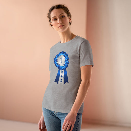 Show Ribbon Women's Short Sleeve Crewneck Tee