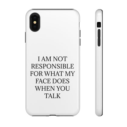 When You Talk iPhone Case