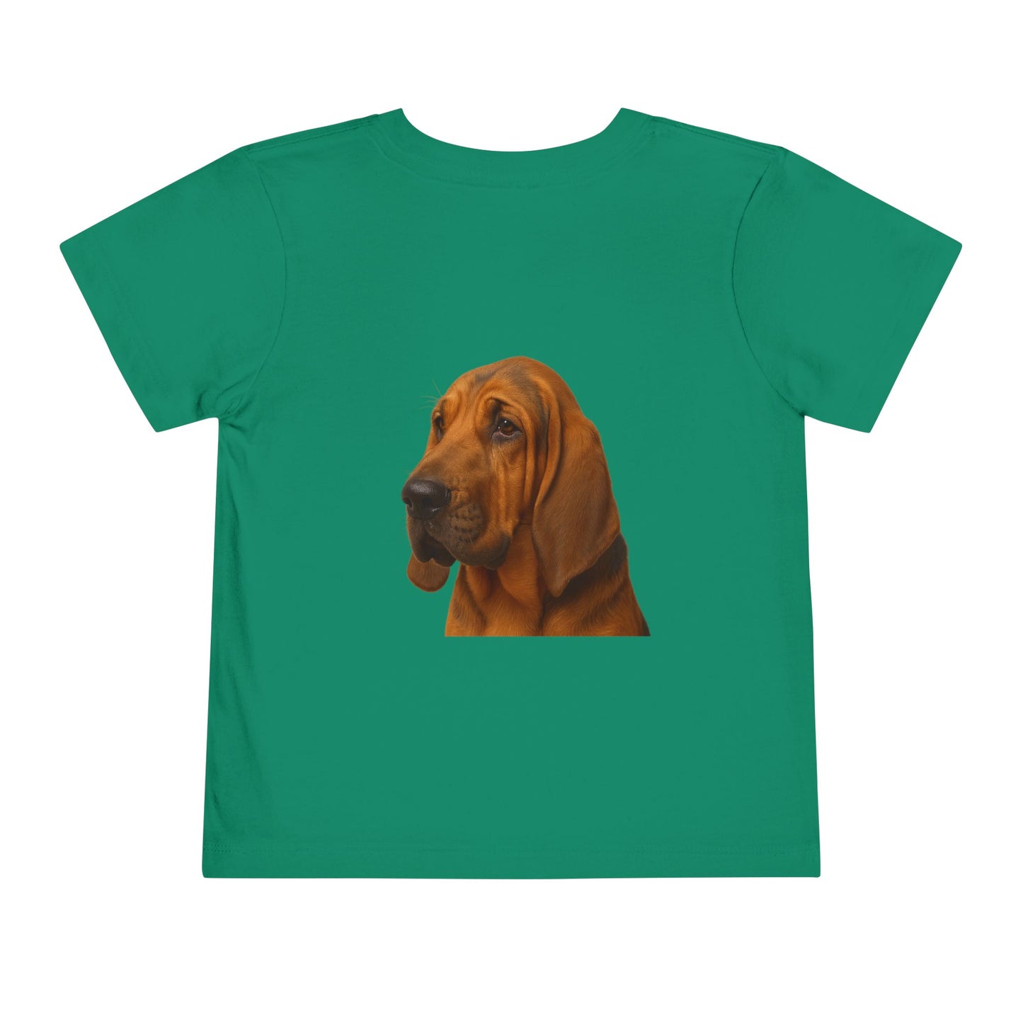 Bloodhound Head Toddler Unisex Short Sleeve Crewneck Tee