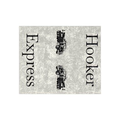 H**ker Express Heavy Tow Truck Crushed Velvet Blanket