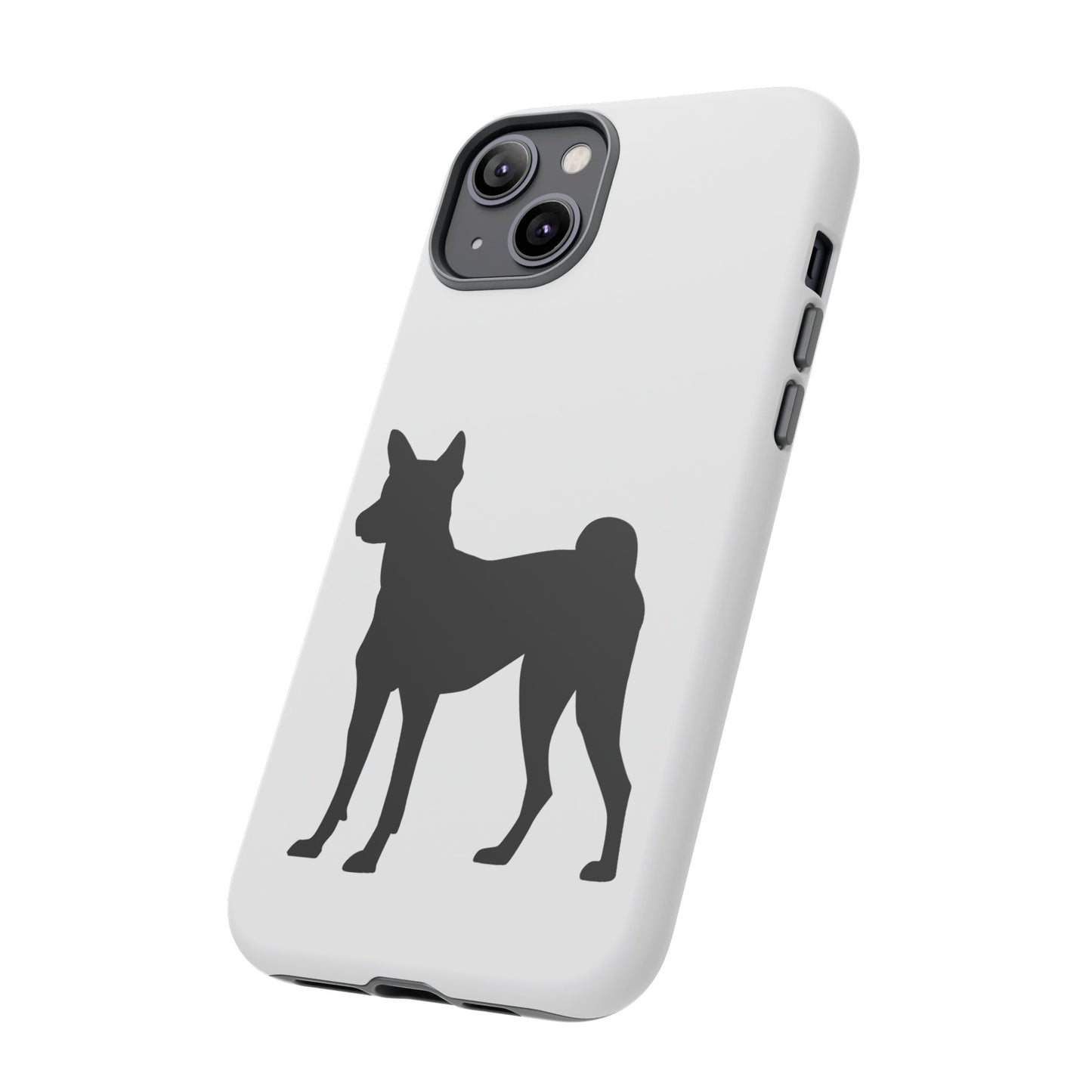 Basenji Silhouette iPhone Case