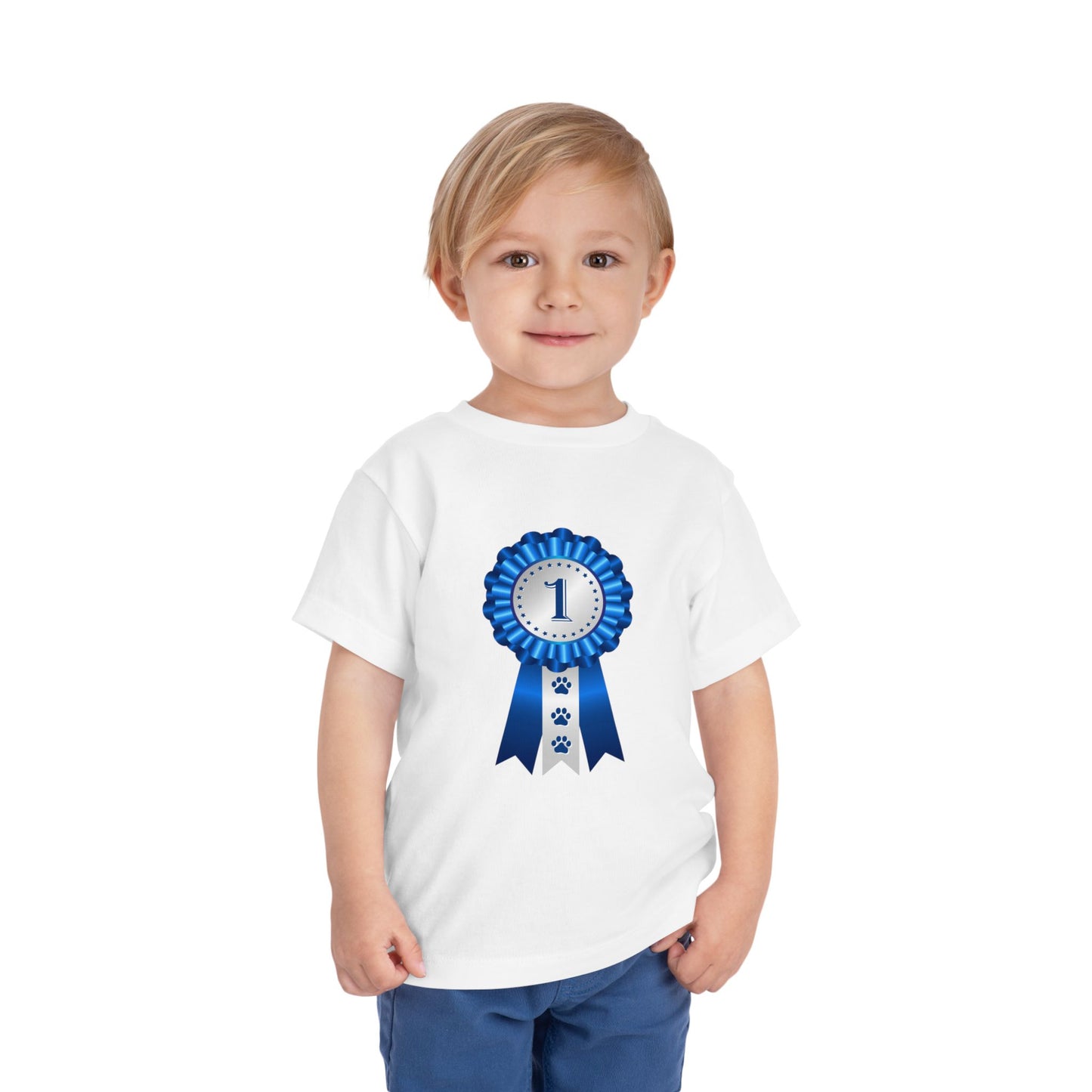 Show Ribbon Toddler Unisex Short Sleeve Crewneck Tee