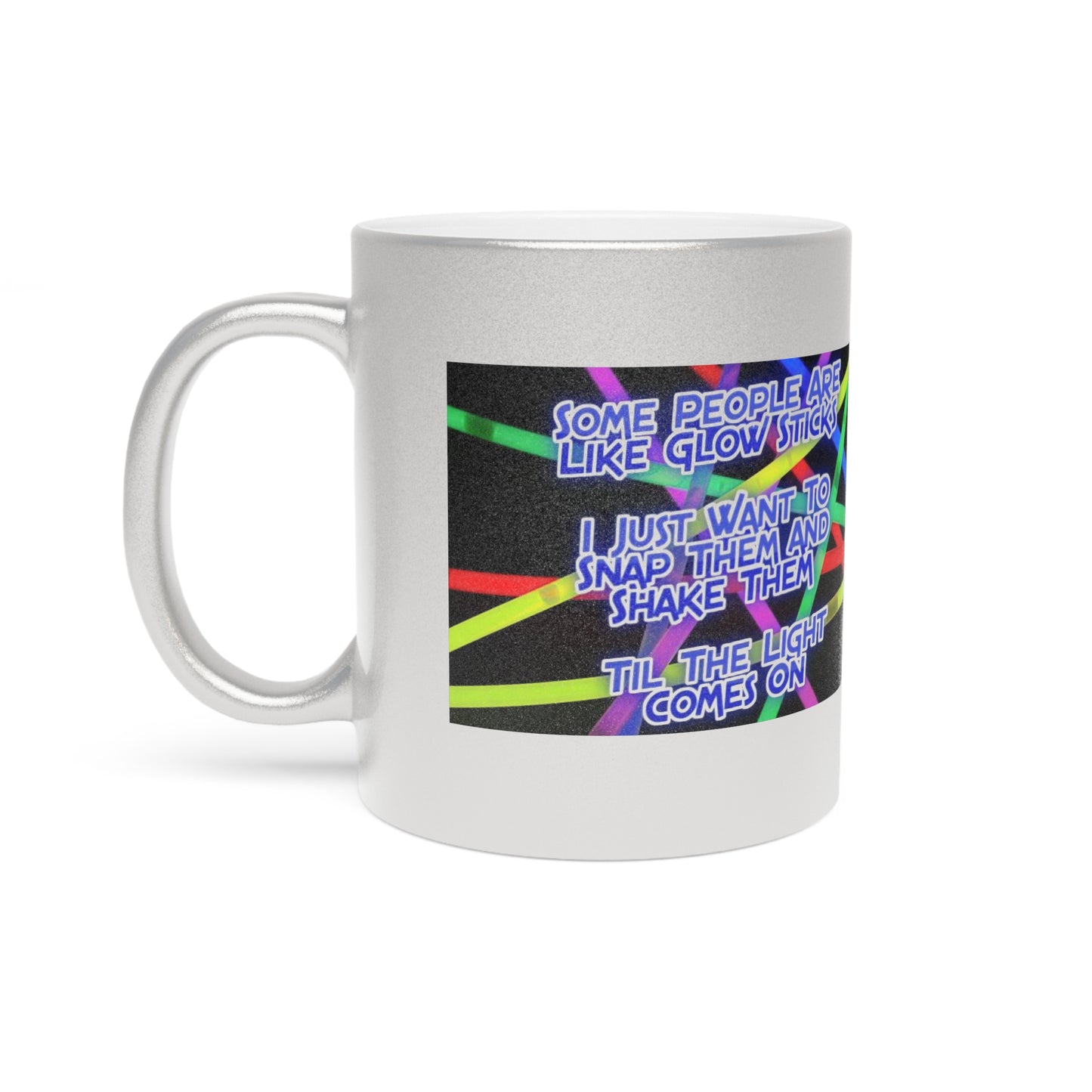 Glow Sticks Metallic Coffee Mug