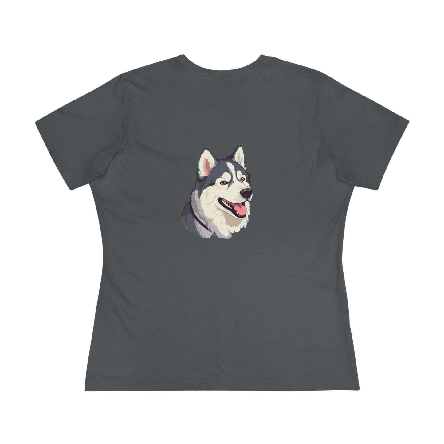 Malamute Head Women's Short Sleeve Crewneck Tee