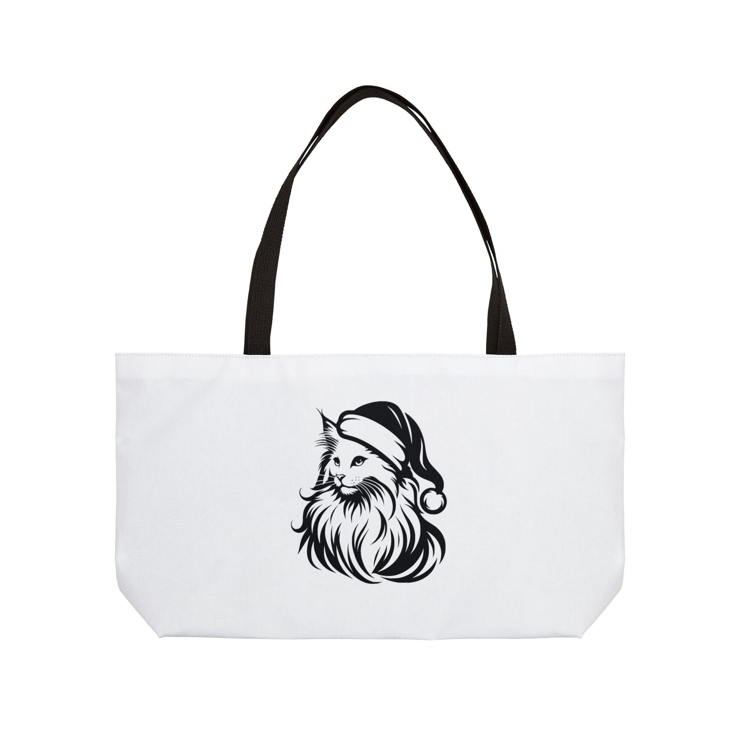 Santa Paws Cat Weekender Tote Bag