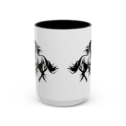 Horsin' Around 2-Tone Coffee Mug