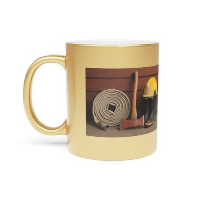 Fire/Rescue Appreciation Metallic Coffee Mug