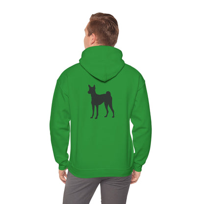 Basenji Silhouette Unisex Hoodie