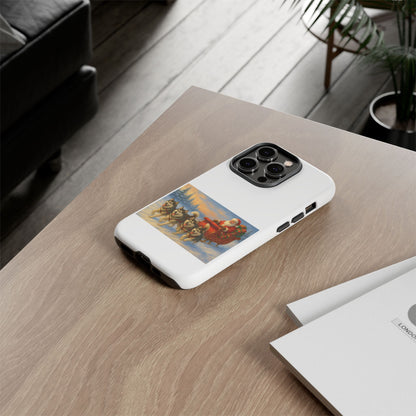 Dashing Through The Snow iPhone Case