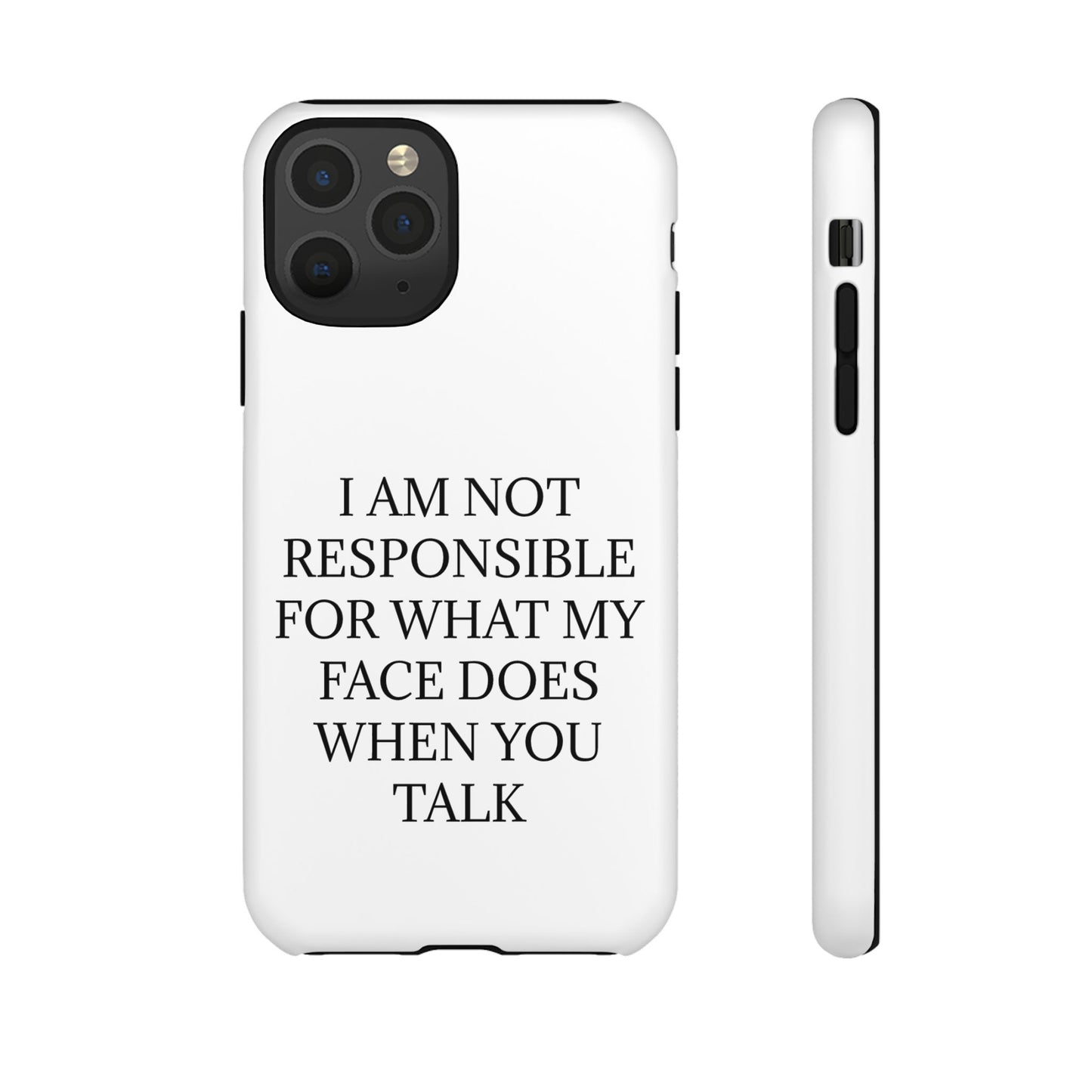 When You Talk iPhone Case