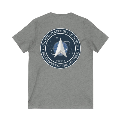 US Space Force Unisex Short Sleeve V-Neck Tee