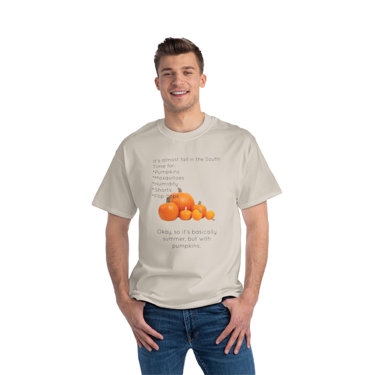 Fall In The South Men's Short-Sleeve Crewneck Tee