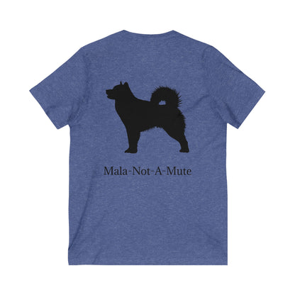 Mala-Not-A-Mute Unisex Short Sleeve V-Neck Tee