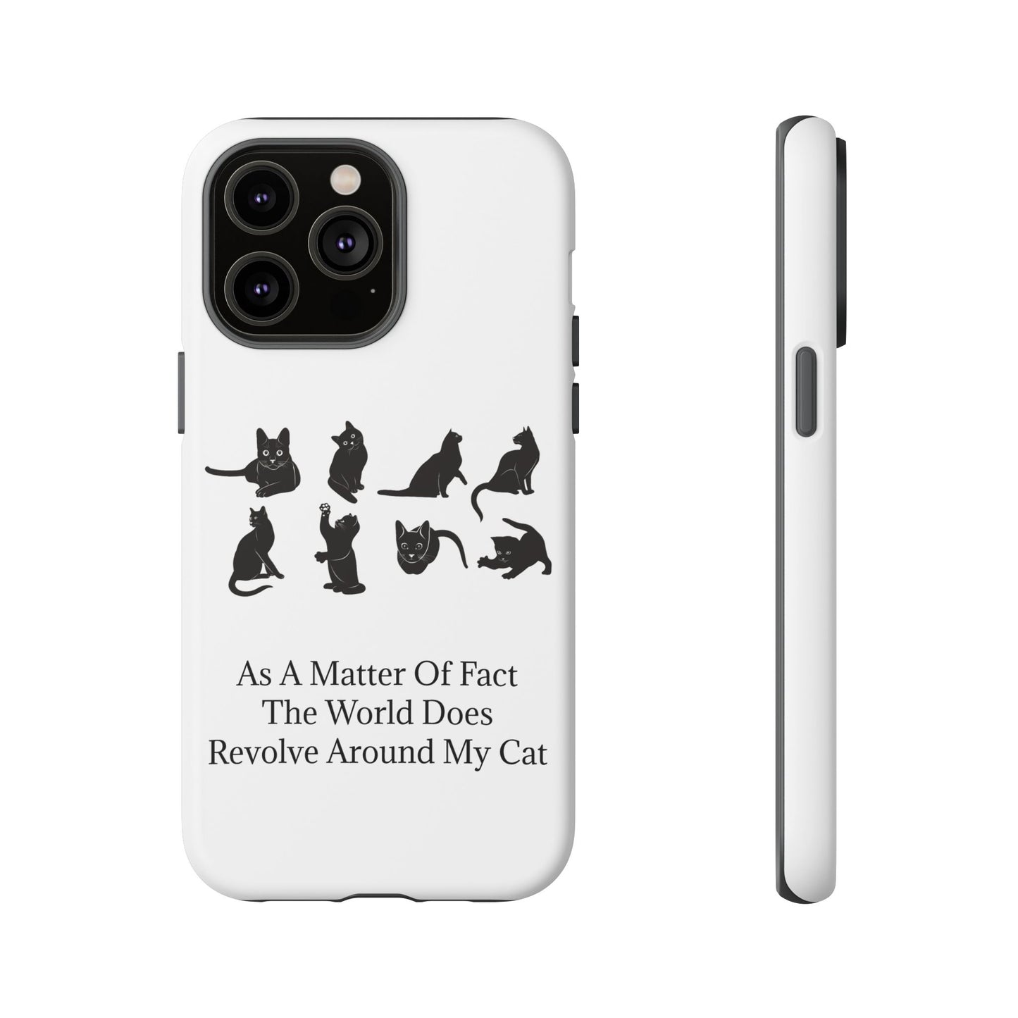 Matter Of Fact Cat iPhone Case