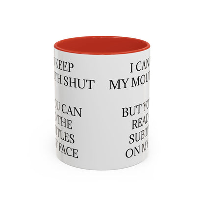 Subtitles 2-Tone Coffee Mug