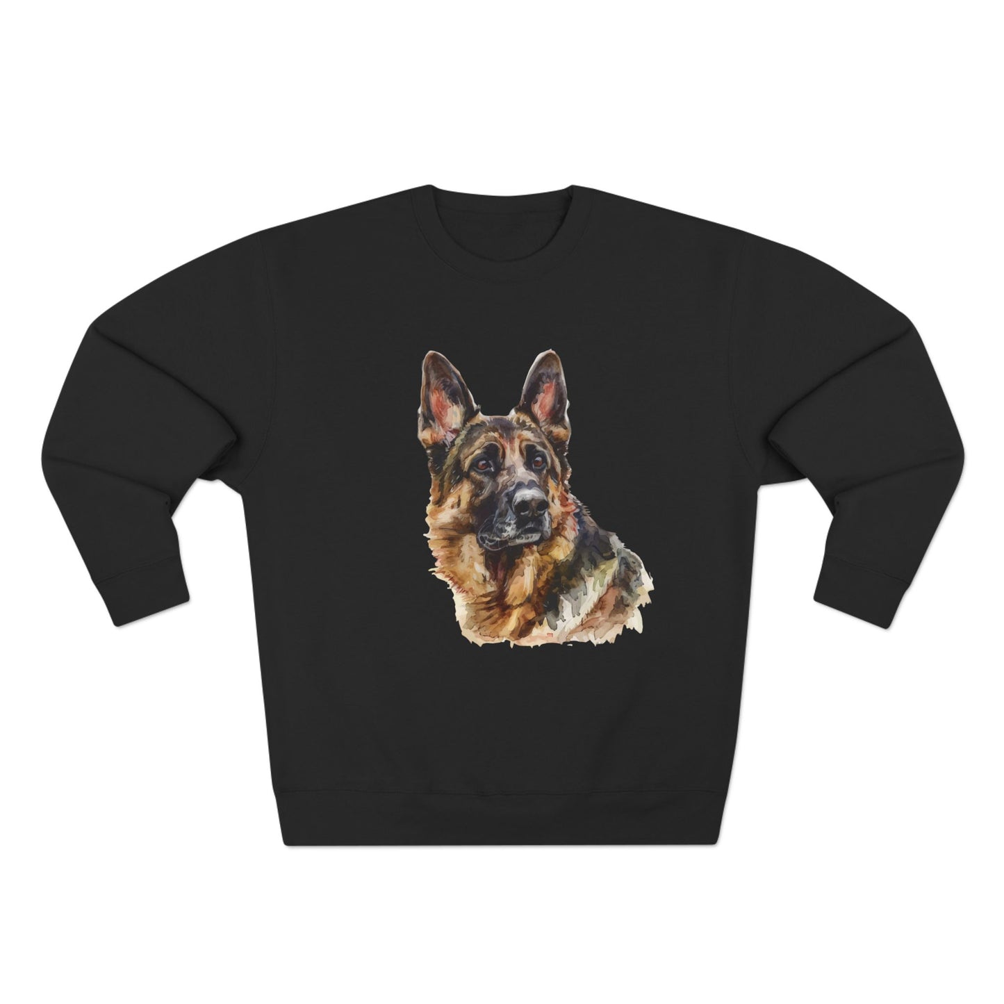 German Shepherd Head Unisex Crewneck Sweatshirt