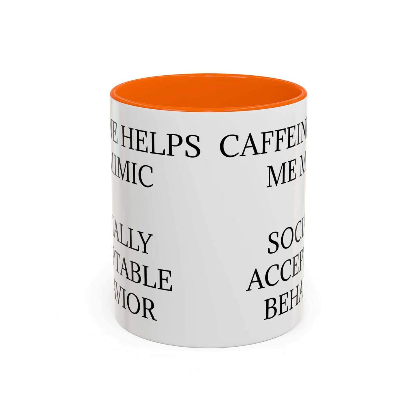 Socially Acceptable 2-Tone Coffee Mug