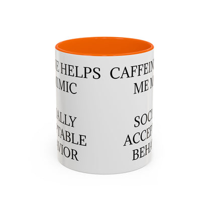 Socially Acceptable 2-Tone Coffee Mug