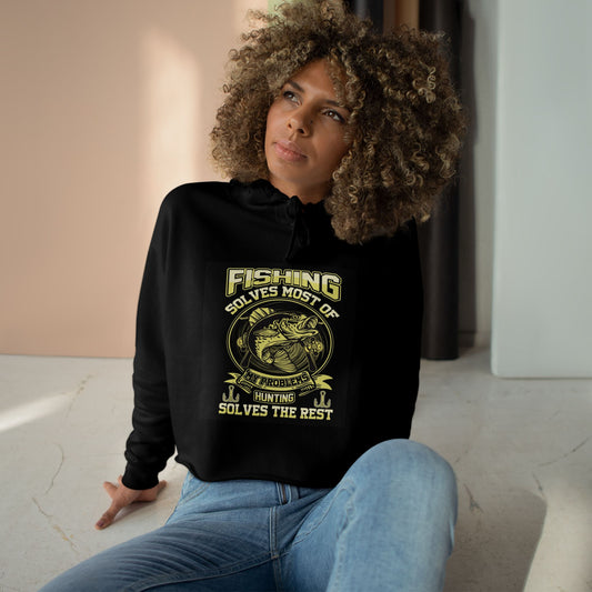 Problem Solving Women's Crop Hoodie
