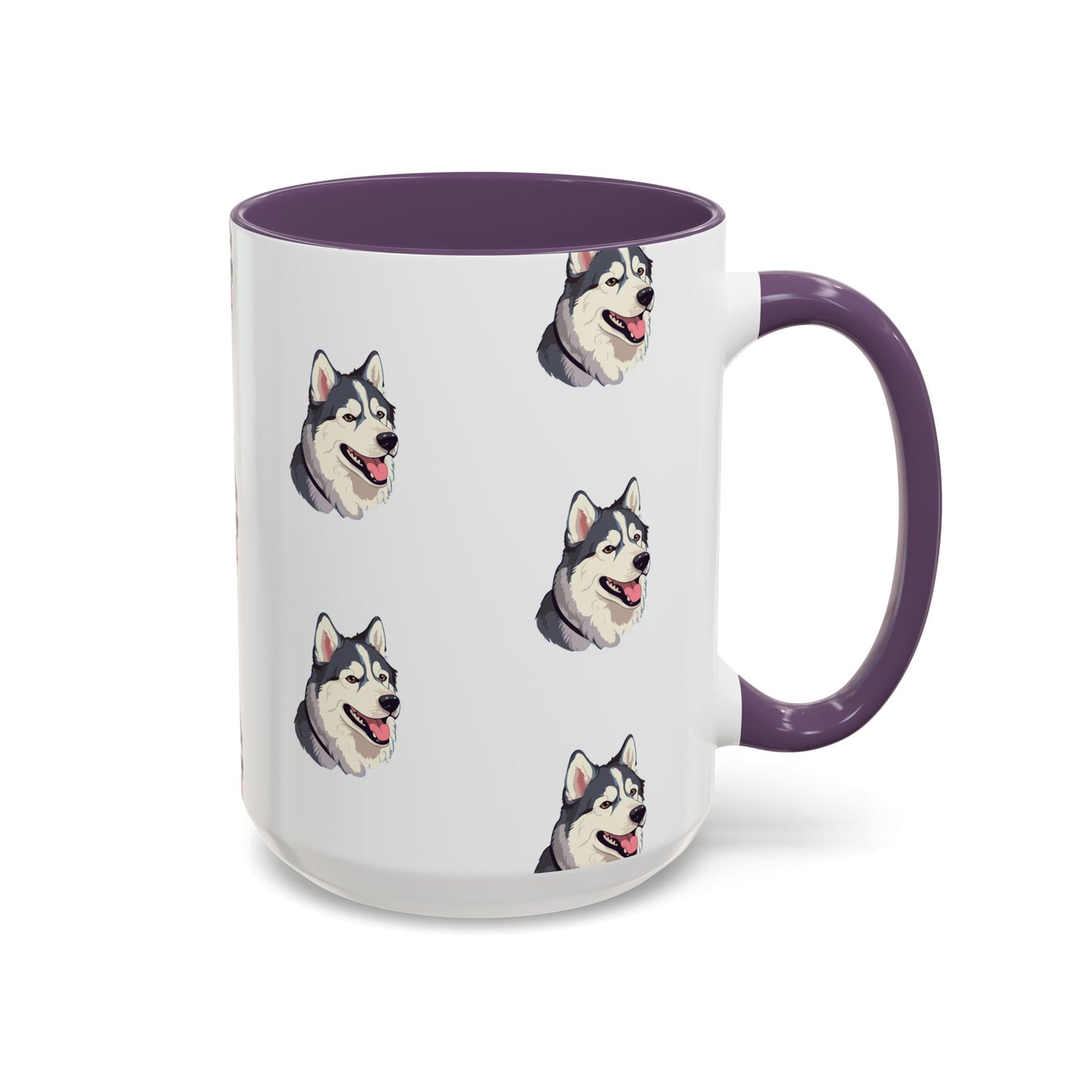 Malamute Head 2-Tone Coffee Mug