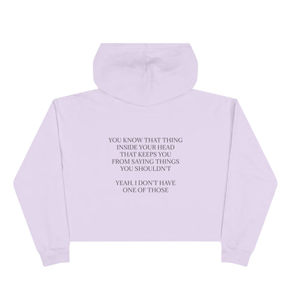 No Filter Women's Crop Hoodie