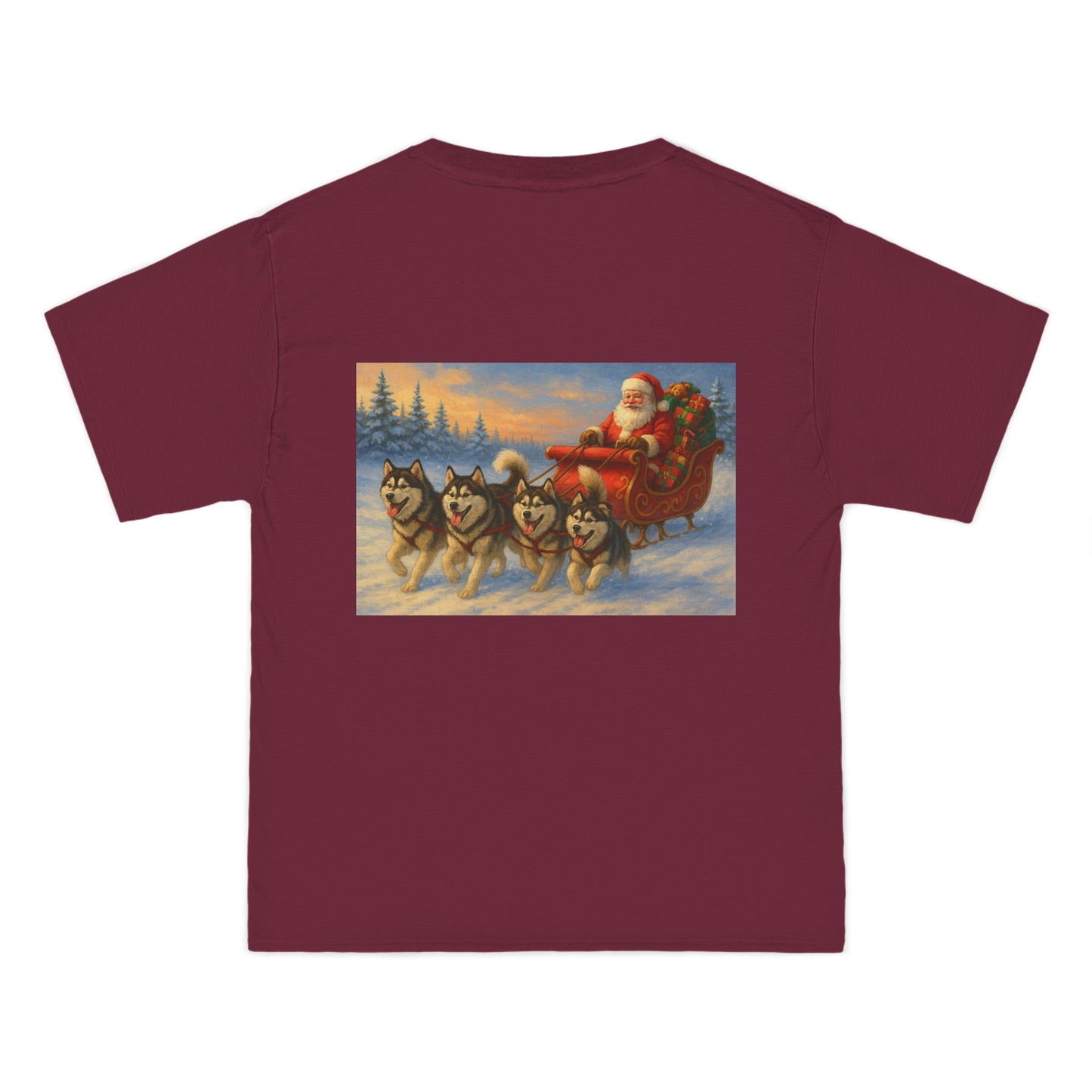 Dashing Through The Snow Men's Short-Sleeve Crewneck Tee