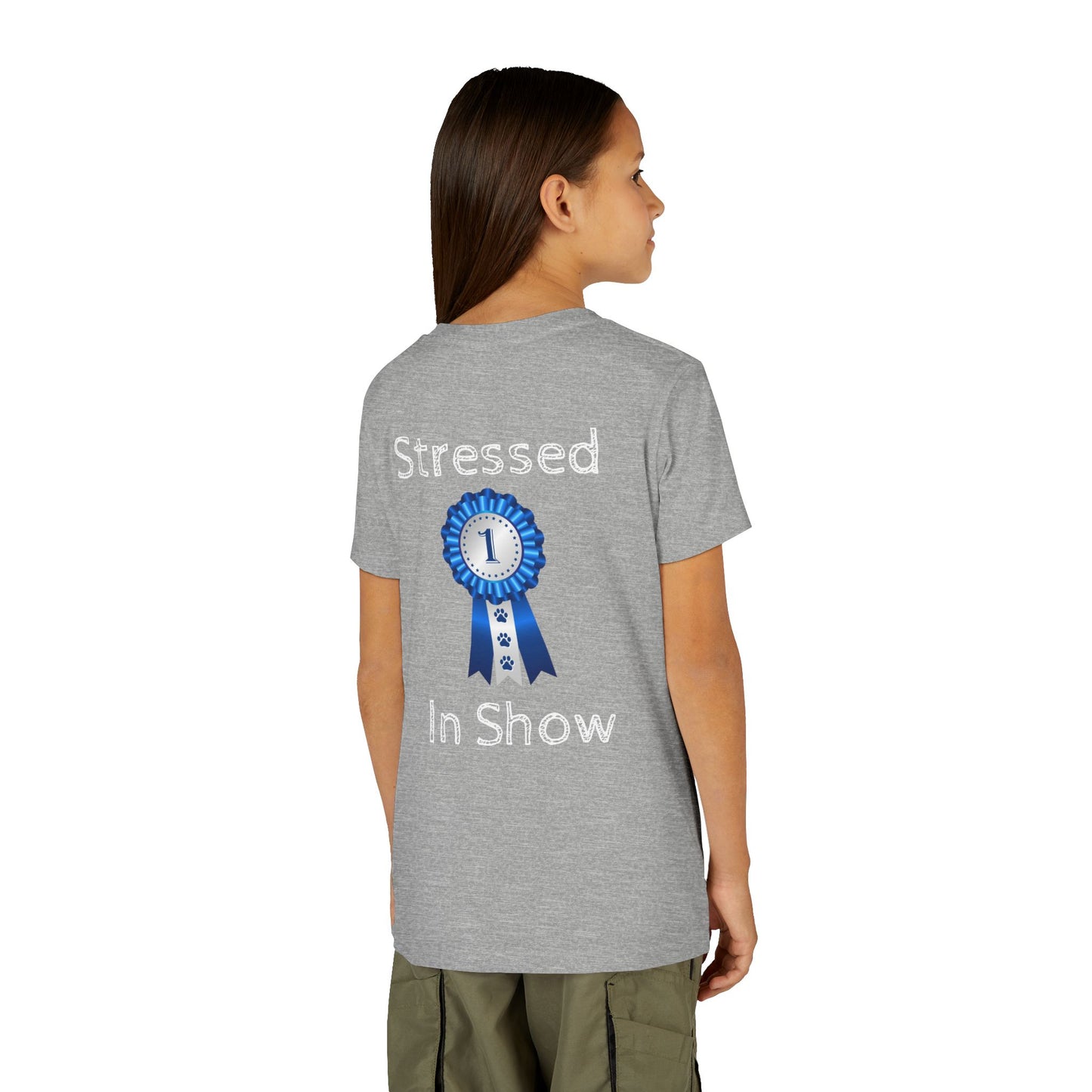 Stressed In Show Youth Unisex Short Sleeve Crewneck Tee