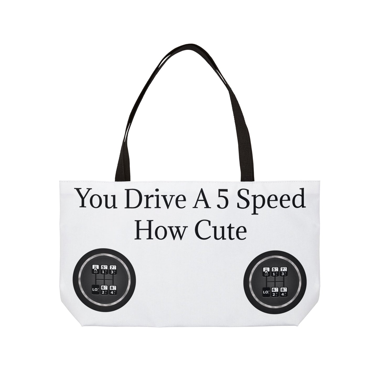 5 Speed How Cute Weekender Tote Bag