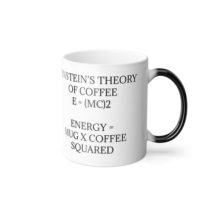 Einstein's Theory Of Coffee Color Changing Mug