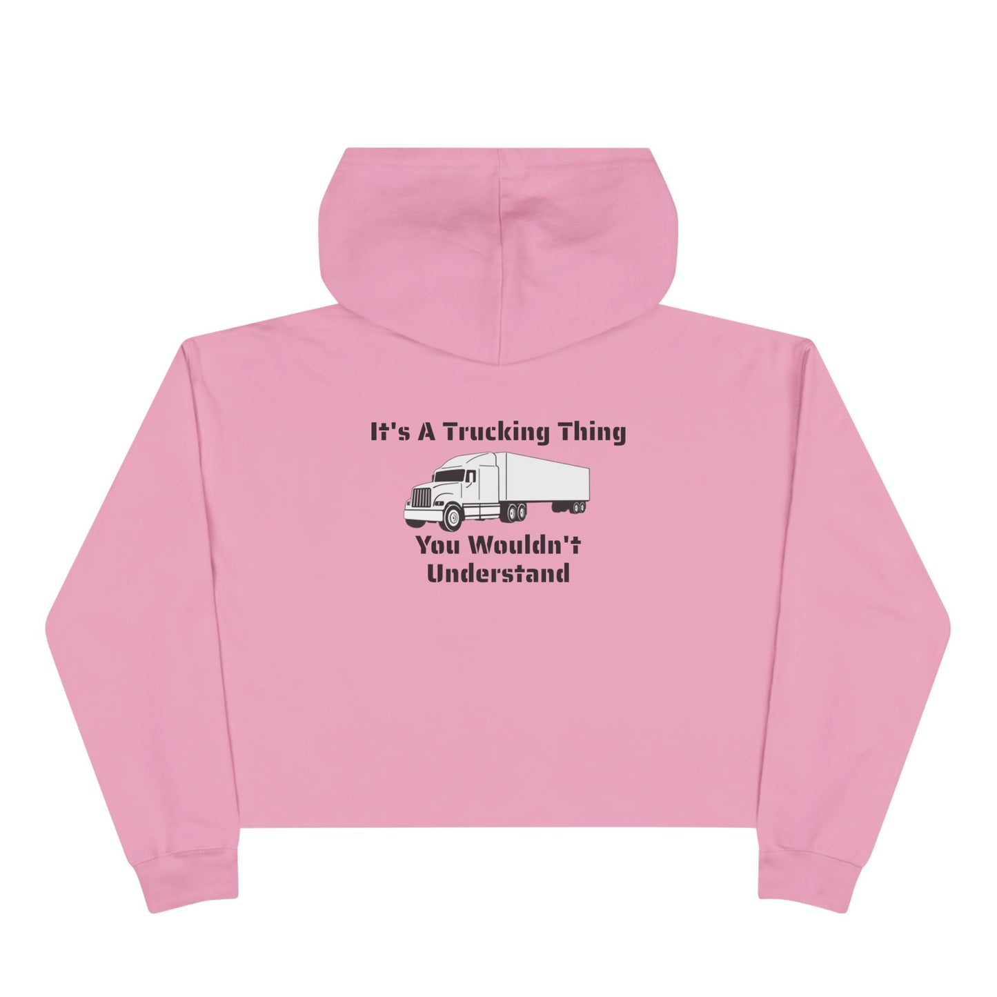 Trucking Thing Women's Crop Hoodie