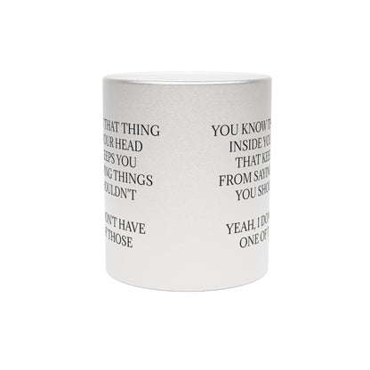 No Filter Metallic Coffee Mug