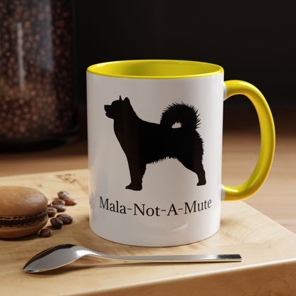 Mala-Not-A-Mute 2-Tone Coffee Mug