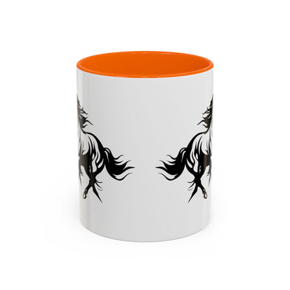 Horsin' Around 2-Tone Coffee Mug