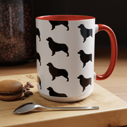 Aussie Silhouette 2-Tone Coffee Mug