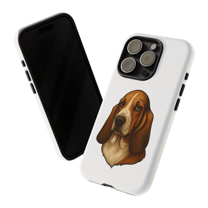 Basset Hound Head iPhone Case