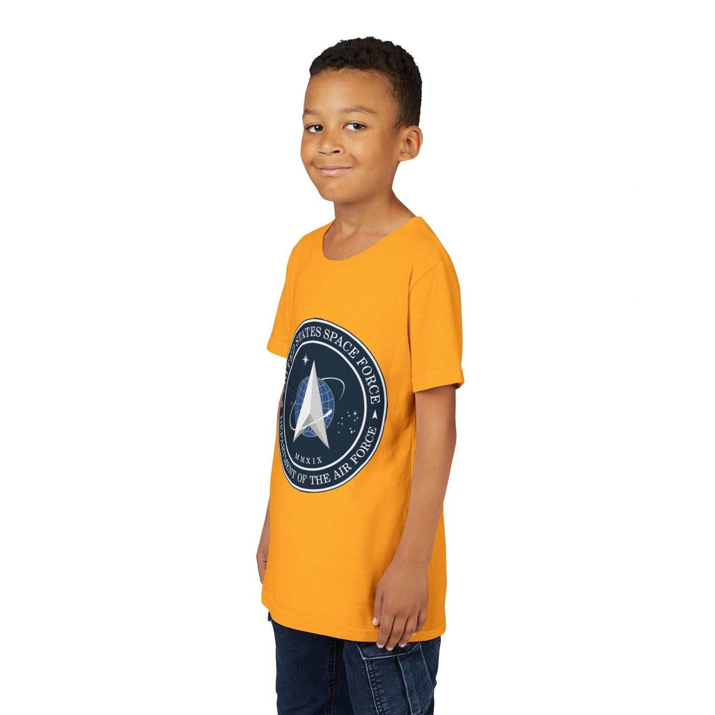 US Space Force Youth Unisex Short Sleeve Crewneck Tee