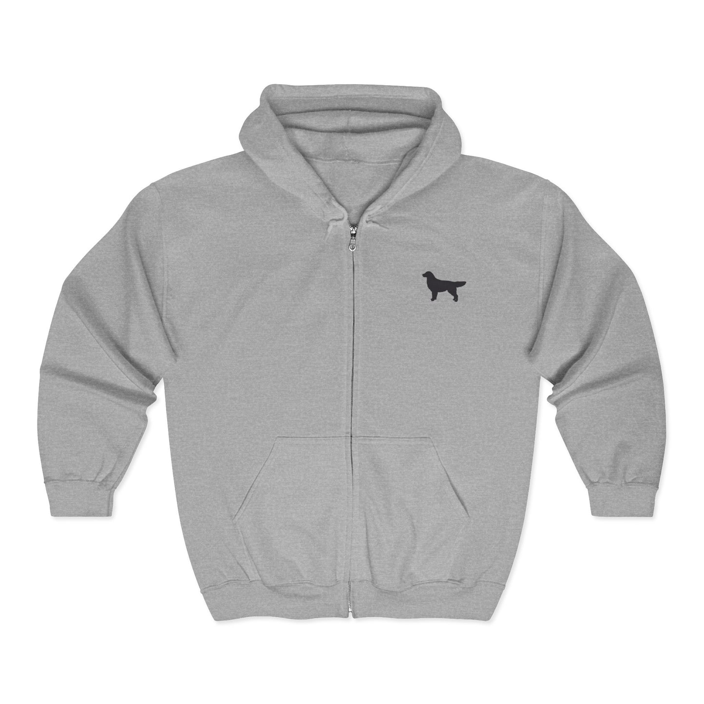 Golden Silhouette Unisex Full Zip Hoodie