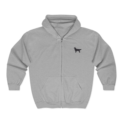 Golden Silhouette Unisex Full Zip Hoodie
