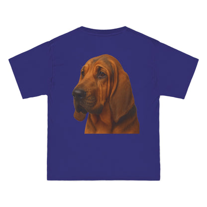 Bloodhound Head Men's Short-Sleeve Crewneck Tee