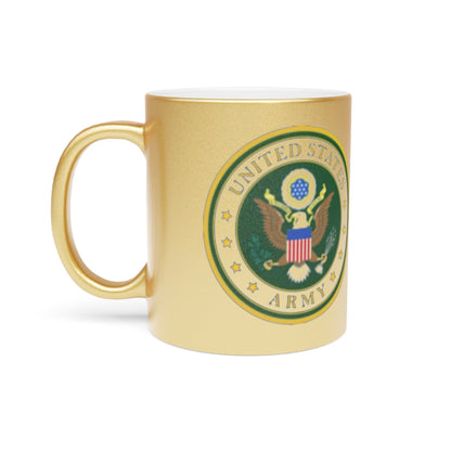 US Army Metallic Coffee Mug