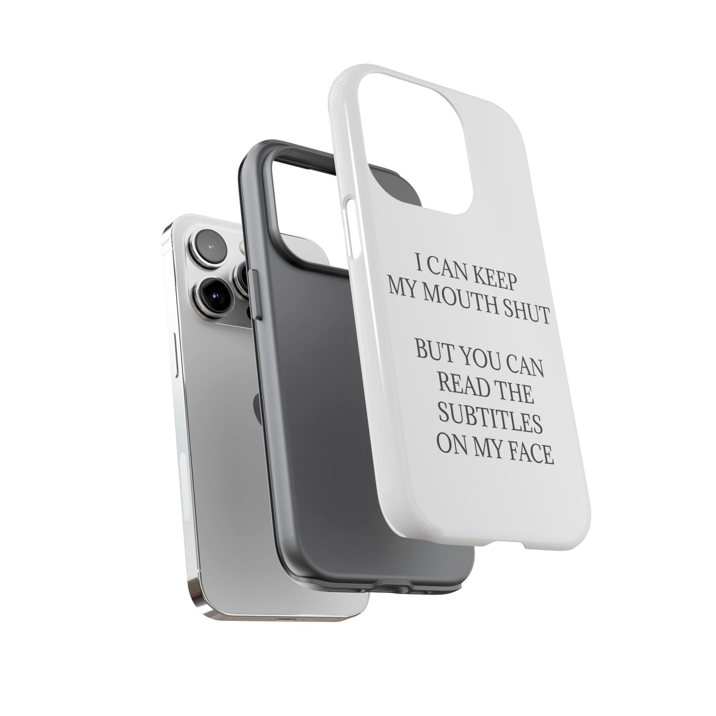 Subtitles iPhone Case