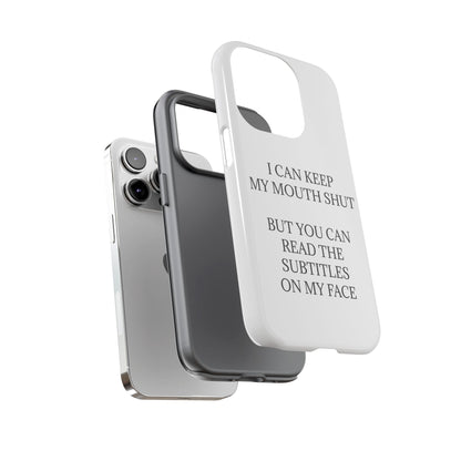 Subtitles iPhone Case