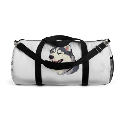Malamute Head Duffel Bag