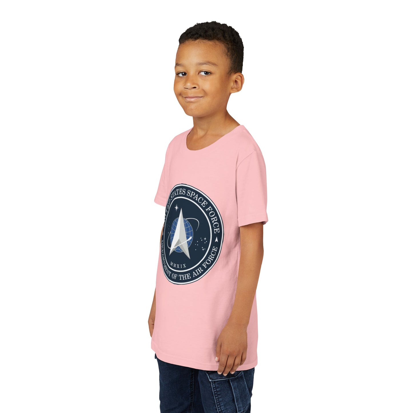 US Space Force Youth Unisex Short Sleeve Crewneck Tee